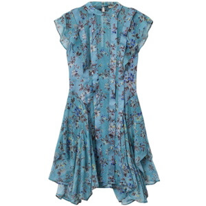 AllSaints Fleur Asymmetric Mini Dress